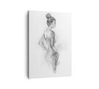 Cuadro Sobre Lienzo 50x70cm Cuadros Pared Mujer Cuerpo Pieza Wall Art Prints