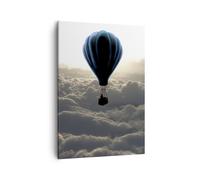 Cuadro Sobre Lienzo 50x70cm Cuadros Pared nube globo cielo Wall Art Prints Decor