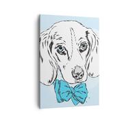 Cuadro Sobre Lienzo 50x70cm Cuadros Pared Perro labrador ojo retrato Wall Art