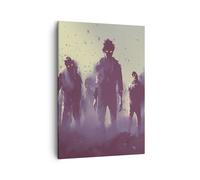 Cuadro Sobre Lienzo 50x70cm Cuadros Pared Personajes Halloween Misterio Wall Art