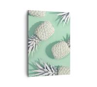 Cuadro Sobre Lienzo 50x70cm Cuadros Pared piña fruta jugo Wall Art Prints Decor
