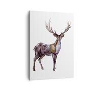 Cuadro Sobre Lienzo 50x70cm Cuadros Pared Querido Animal Salvaje Bosque Wall Art
