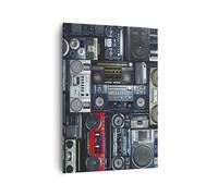 Cuadro Sobre Lienzo 50x70cm Cuadros Pared receptor radio Wall Art Prints Decor