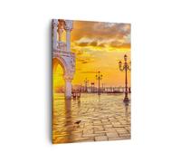 Cuadro Sobre Lienzo 50x70cm Cuadros Pared Venecia ciudad Wall Art Prints Decor