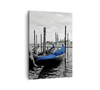 Cuadro Sobre Lienzo 50x70cm Cuadros Pared Venecia góndola faro Wall Art Prints