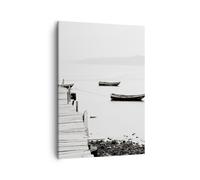 Cuadro Sobre Lienzo 50x70cm Cuadros Puente peatonal lago Hong Kong Wall Art