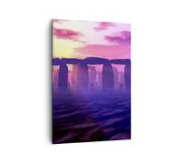 Cuadro Sobre Lienzo 50x70cm Cuadros Stonehenge círculo secreto historia Wall Art