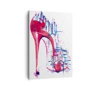 Cuadro Sobre Lienzo 50x70cm Cuadros Talón elegancia personalidad ilustración Art