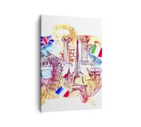 Cuadro Sobre Lienzo 50x70cm Cuadros Viajes Europa historia castillo Wall Art