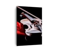 Cuadro Sobre Lienzo 50x70cm Cuadros Violín armonía instrumento música Wall Art