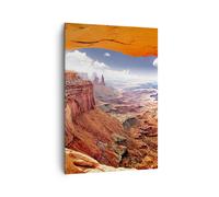 Cuadro Sobre Lienzo 70x100cm Cuadros América arizona cañón geología Wall Art