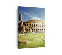 Cuadro Sobre Lienzo 70x100cm Cuadros Arqueología arquitectura italia coliseo Art