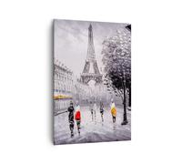 Cuadro Sobre Lienzo 70x100cm Cuadros Arquitectura París Eiffle francia Wall Art