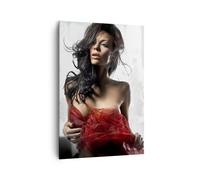 Cuadro Sobre Lienzo 70x100cm Cuadros Belleza cuerpo vestido elegancia Wall Art