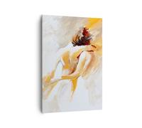 Cuadro Sobre Lienzo 70x100cm Cuadros Carácter la amistad el amor el matrimonio