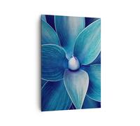 Cuadro Sobre Lienzo 70x100cm Cuadros Pared Agave Azul Flor Wall Art Prints Decor