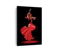 Cuadro Sobre Lienzo 70x100cm Cuadros Pared bailar bailarina Wall Art Prints