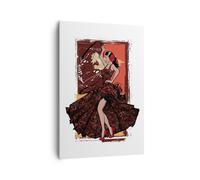 Cuadro Sobre Lienzo 70x100cm Cuadros Pared bailar bailarina Wall Art Prints