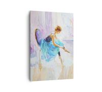 Cuadro Sobre Lienzo 70x100cm Cuadros Pared bailarina de ballet bailar Wall Art