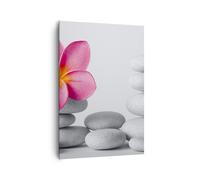 Cuadro Sobre Lienzo 70x100cm Cuadros Pared Balneario budismo calma flor Wall Art