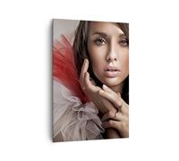Cuadro Sobre Lienzo 70x100cm Cuadros Pared Belleza vestido moda modelo Wall Art