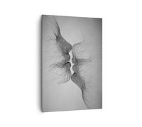 Cuadro Sobre Lienzo 70x100cm Cuadros Pared Beso Amor Pareja Wall Art Prints