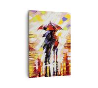 Cuadro Sobre Lienzo 70x100cm Cuadros Pared caminar amantes Wall Art Prints Decor