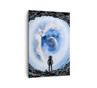 Cuadro Sobre Lienzo 70x100cm Cuadros Pared cosmos planeta Wall Art Prints Decor