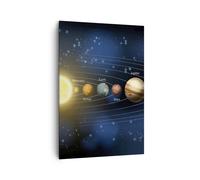 Cuadro Sobre Lienzo 70x100cm Cuadros Pared cosmos planeta Wall Art Prints Decor