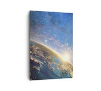 Cuadro Sobre Lienzo 70x100cm Cuadros Pared cosmos tierra Wall Art Prints Decor