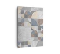 Cuadro Sobre Lienzo 70x100cm Cuadros Pared Geometría Arte Piedra Wall Art Prints