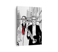 Cuadro Sobre Lienzo 70x100cm Cuadros Pared jazz musica musico Wall Art Prints
