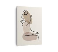 Cuadro Sobre Lienzo 70x100cm Cuadros Pared Línea Arte Boho Wall Art Prints Decor