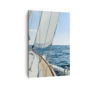 Cuadro Sobre Lienzo 70x100cm Cuadros Pared mar crucero vela Wall Art Prints