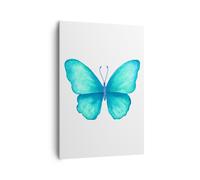 Cuadro Sobre Lienzo 70x100cm Cuadros Pared Mariposas vuelo niñez verano Wall Art