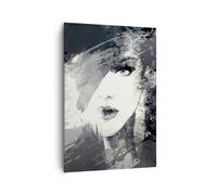 Cuadro Sobre Lienzo 70x100cm Cuadros Pared mujer cara Wall Art Prints Decor