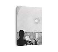 Cuadro Sobre Lienzo 70x100cm Cuadros Pared Pareja Amantes Chica Wall Art Prints