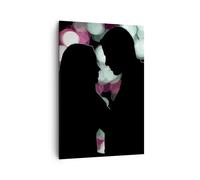 Cuadro Sobre Lienzo 70x100cm Cuadros Pared Pareja Amor Relación Wall Art Prints