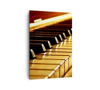 Cuadro Sobre Lienzo 70x100cm Cuadros Pared Piano música concierto Wall Art