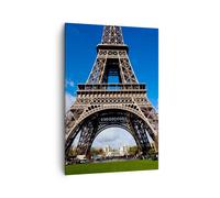 Cuadro Sobre Lienzo 70x100cm Cuadros Pared Torre París Eiffle Wall Art Prints