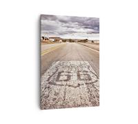 Cuadro Sobre Lienzo 70x100cm Cuadros Pared USA ruta 66 viaje Wall Art Prints
