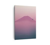 Cuadro Sobre Lienzo 70x100cm Cuadros Pared volcan ave naturaleza Wall Art Prints