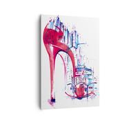 Cuadro Sobre Lienzo 70x100cm Cuadros Talón elegancia personalidad ilustración
