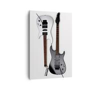 Cuadro Sobre Lienzo 70x100cm Guitarras eléctricas cuerdas instrumento musical