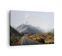 Cuadro Sobre Lienzo 70x50cm Cuadros Pared Camino Montaña Cumbres Wall Art Prints
