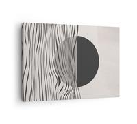 Cuadro Sobre Lienzo 70x50cm Cuadros Pared Figuras Formas Geometría Wall Art