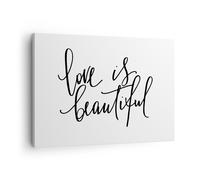 Cuadro Sobre Lienzo 70x50cm Cuadros Pared La vida es bella Wall Art Prints Decor
