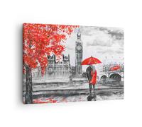Cuadro Sobre Lienzo 70x50cm Cuadros Pared Londres arquitectura ben grande Art