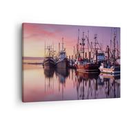 Cuadro Sobre Lienzo 70x50cm Cuadros Pared Marina Oeste El Sol Wall Art Prints