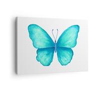 Cuadro Sobre Lienzo 70x50cm Cuadros Pared Mariposas vuelo niñez verano Wall Art